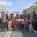 «Вагнеровцы» прошли в колонне «Бессмертного полка» с портретом Пригожина